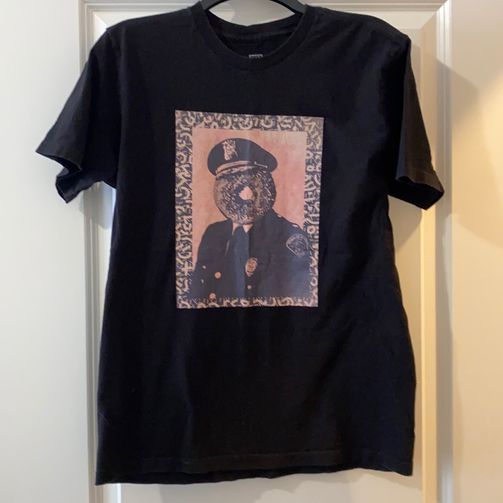 Obey Graphic T Shirt - Police Donut